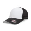 Black White Flexfit Trucker Mesh Caps